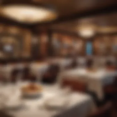 Sophisticated Dining Experience Elegant dining setup at Akwesasne Casino restaurant showcasing local ingredients