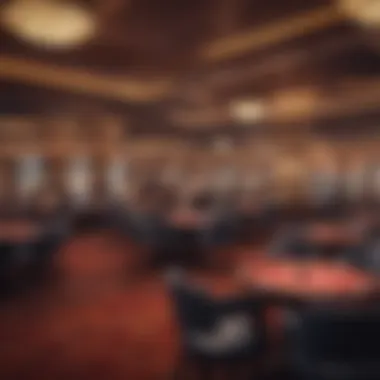 Vibrant Casino Dining Atmosphere Inviting atmosphere of a restaurant at Akwesasne Casino during a busy evening
