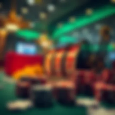 A visual depicting the financial dynamics of the gambling industry