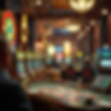 A historical display showcasing the evolution of gaming in Saratoga Springs