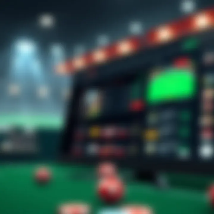 Bovada LV Sports Betting Interface Bovada LV sports betting interface showcasing various sports options