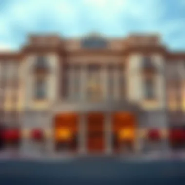 Architectural Elegance of Caesars Casino Ohio Elegant exterior of Caesars Casino Ohio showcasing its architectural design