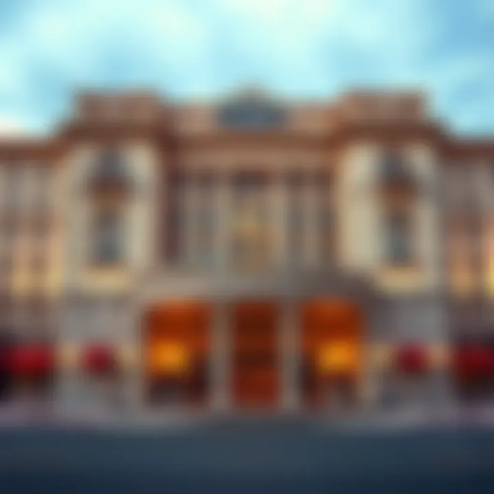 Architectural Elegance of Caesars Casino Ohio Elegant exterior of Caesars Casino Ohio showcasing its architectural design