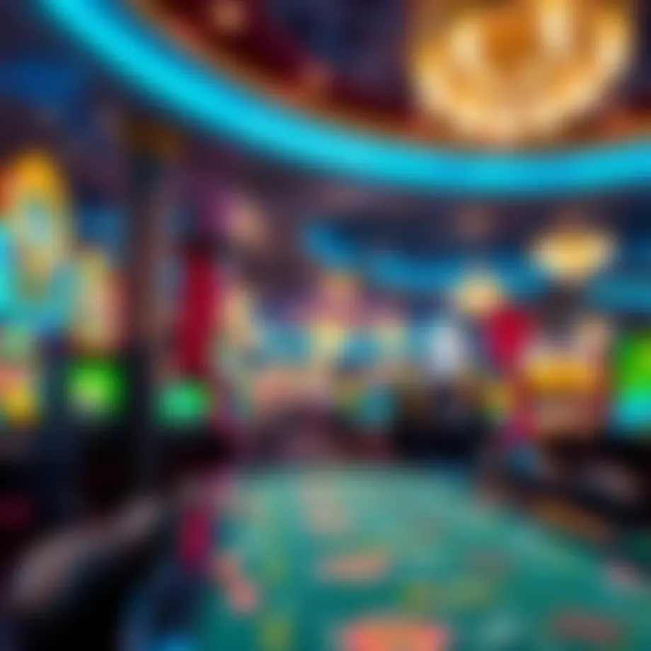 Interior view showcasing the vibrant gaming floor