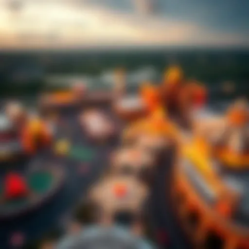 Aerial View of Wisconsin Casino Complex Aerial view of a Wisconsin casino complex