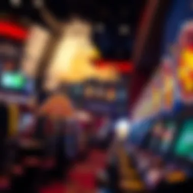 Native American Cultural Art in Casino Native American cultural art displayed in a casino