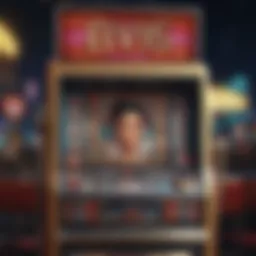 Colorful representation of Elvis-themed slot machine