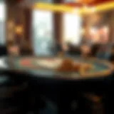 Virtual poker table showcasing free coins