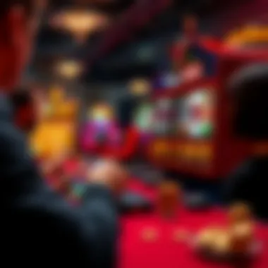 A captivating scene of players enjoying free online slots on various devices.