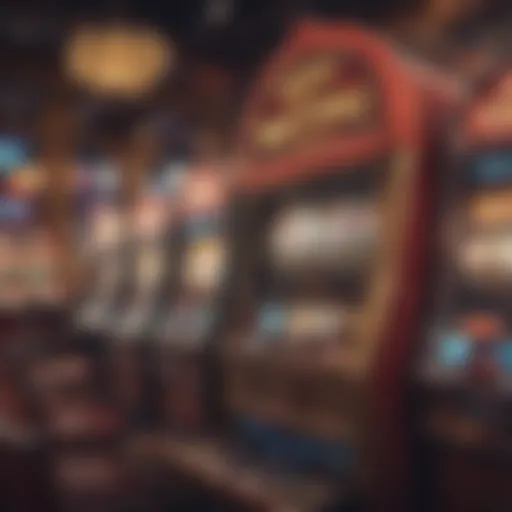 Virtual casino environment showcasing free slot machines