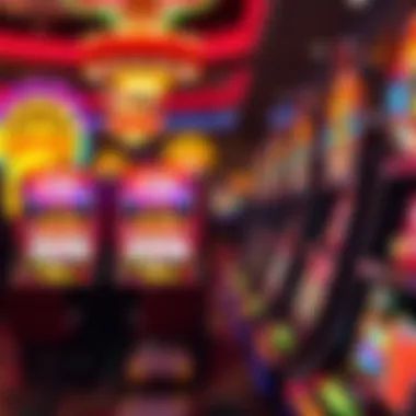 Vibrant free slot machines in a Las Vegas casino