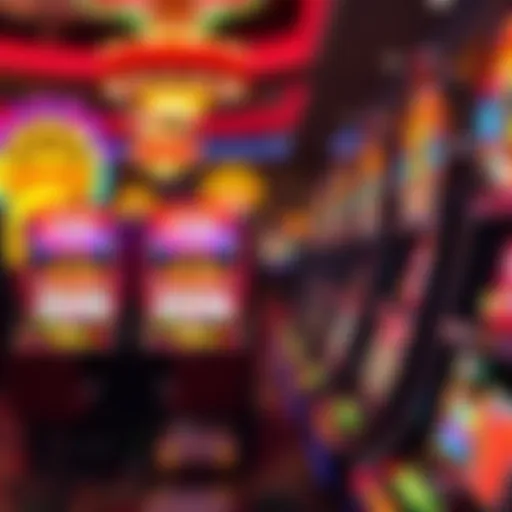 Vibrant free slot machines in a Las Vegas casino