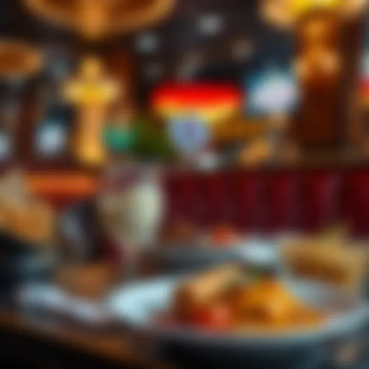 Delicious complimentary meal at a Vegas restaurant