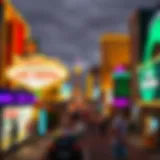 Vibrant Las Vegas Strip showcasing free attractions