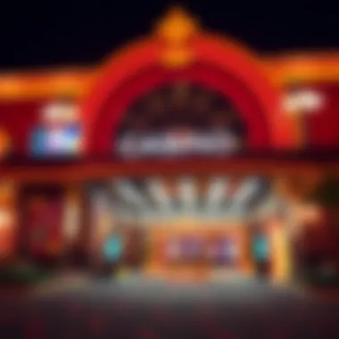 Exterior view of a luxurious casino in Louisiana