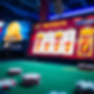Online Gaming Payouts An engaging shot of an online gaming interface highlighting substantial payouts
