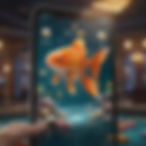 A vibrant and engaging interface of the Goldfish Casino app