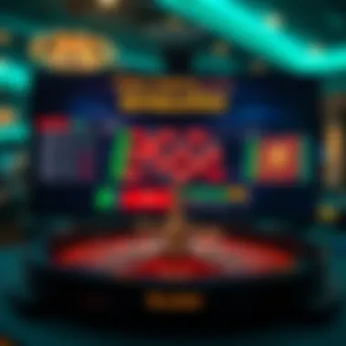 Screenshot of top online roulette platforms