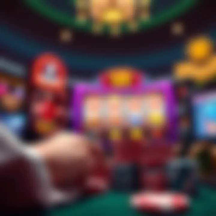 Responsible Gambling Awareness An illustration demonstrating responsible gambling practices for players in the online environment