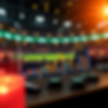 Graph showing betting odds trends