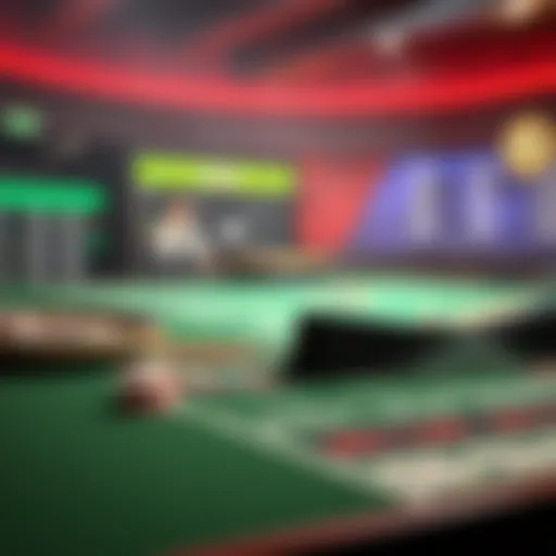 Virtual Betting Platform with No Deposit Bonus An enticing visual of a virtual betting platform showcasing no deposit bonuses