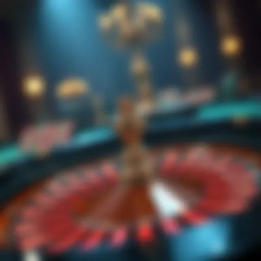 The Classic French Roulette Wheel Elegant French roulette wheel spinning