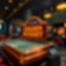 An artistic representation of the Golden Nugget game board