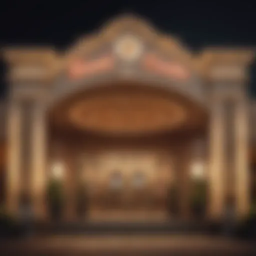 Elegant entrance of Kitsap Casino