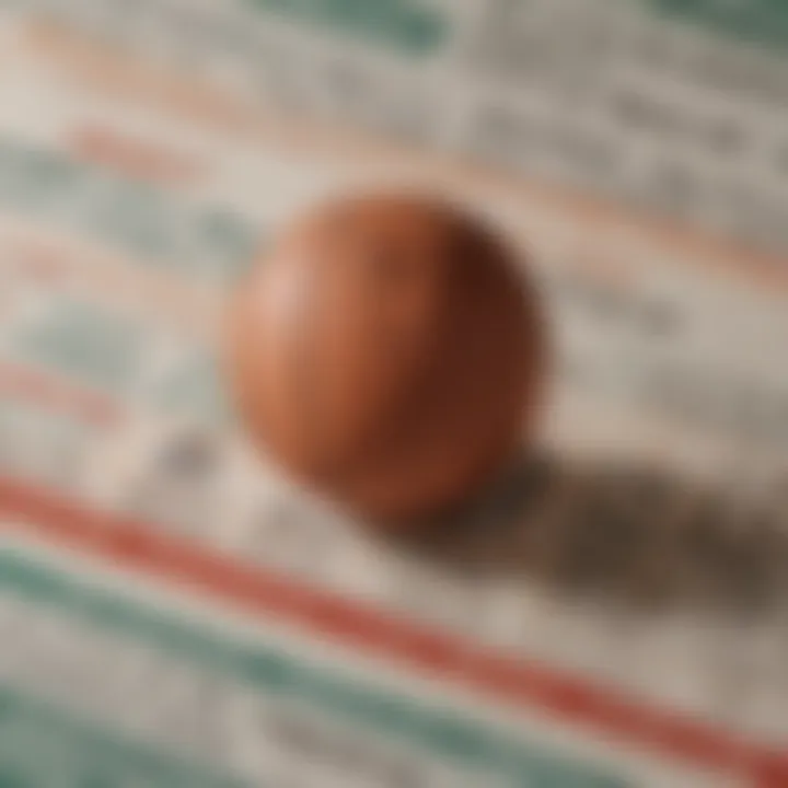 A close-up of a sports betting ticket with odds and information