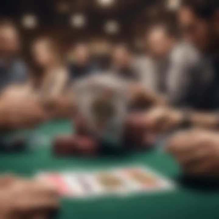 An illustration of various poker game types, depicting the diversity of styles and variations available.