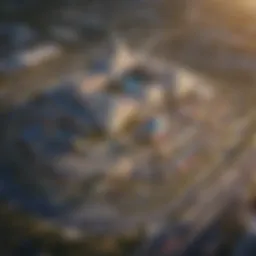 Aerial view of Florida's largest casino showcasing its expansive layout