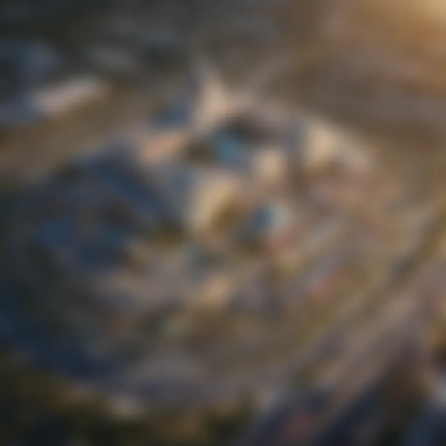 Aerial view of Florida's largest casino showcasing its expansive layout