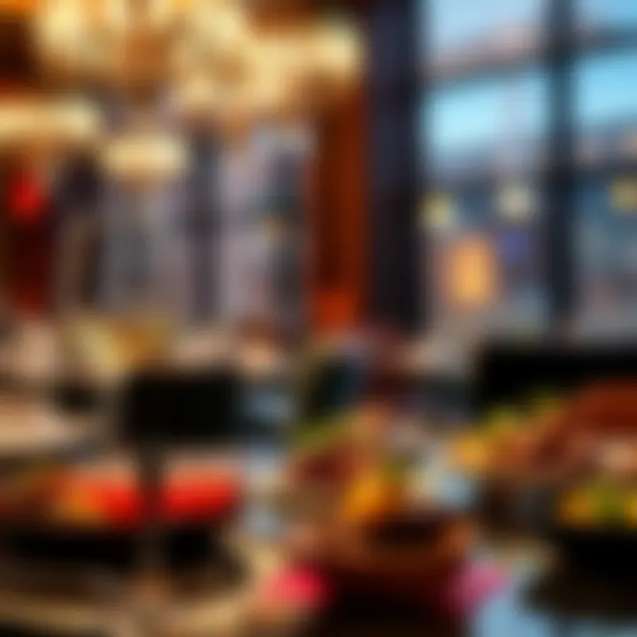 Gourmet dining experience showcasing exquisite dishes