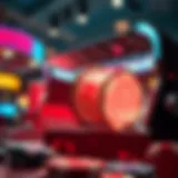 Visual representation of tumbling reels in action