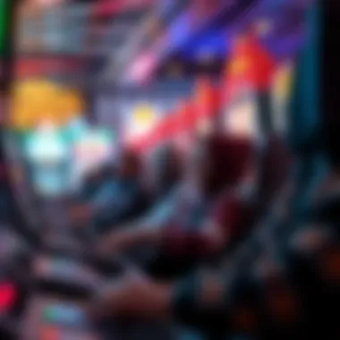 An engaging gameplay scene with players immersed in the Wynn slot experience