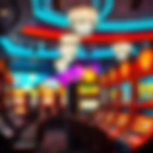 A vibrant display of Wynn free slot machines showcasing colorful graphics