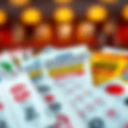 An illustration of diverse Fast Play Lottery tickets