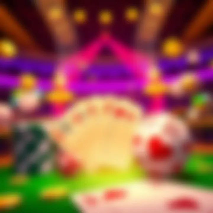 A vibrant illustration representing the excitement of online bingo.