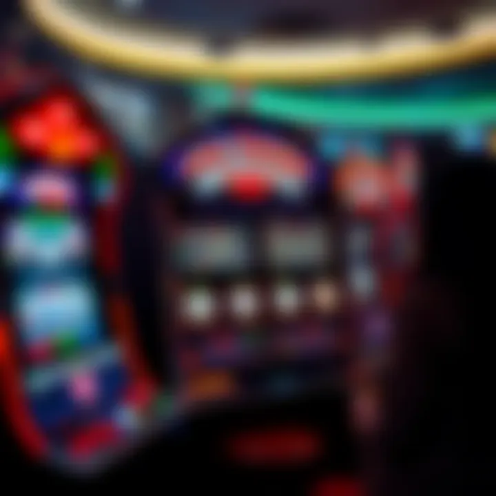 Psychological Engagement with Slot Machines Artistic representation of psychological engagement with slot machines