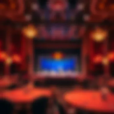 Entertainment Venue at Hard Rock Casino Columbus Stage area set for live entertainment