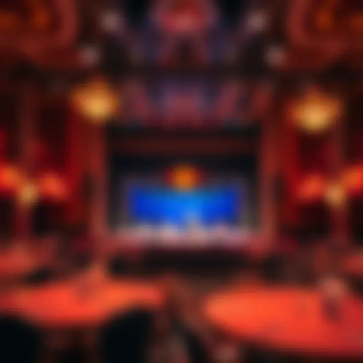 Entertainment Venue at Hard Rock Casino Columbus Stage area set for live entertainment