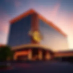 Stunning exterior view of Hard Rock Casino Columbus