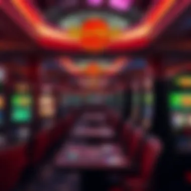 Gaming Experience at Hard Rock Casino Columbus Inside view showcasing gaming tables and slot machines