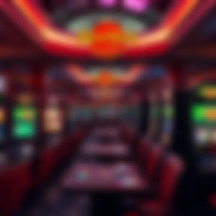 Gaming Experience at Hard Rock Casino Columbus Inside view showcasing gaming tables and slot machines