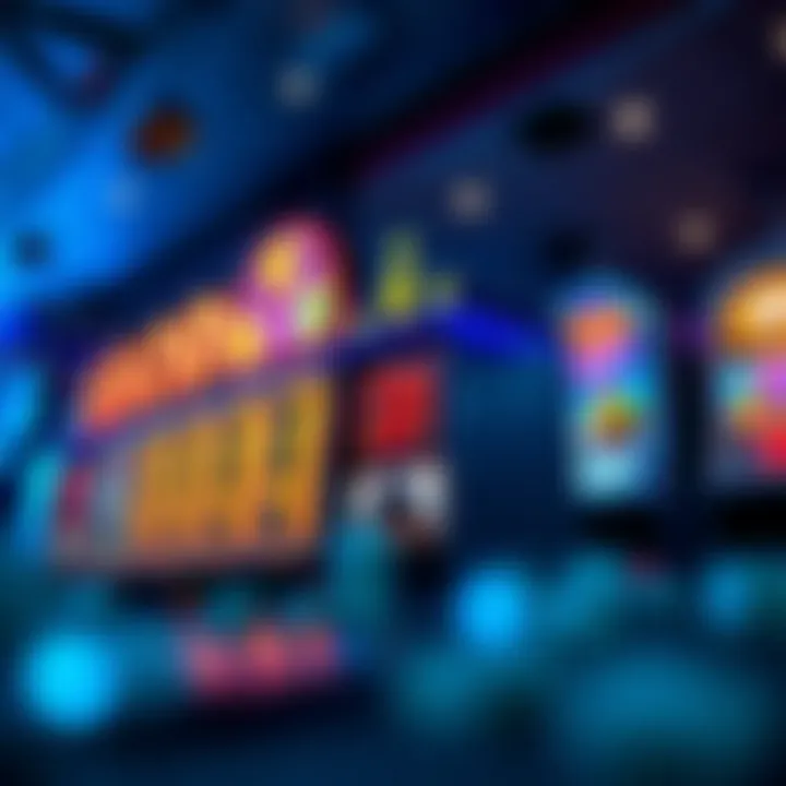 Diverse selection of online slot games available