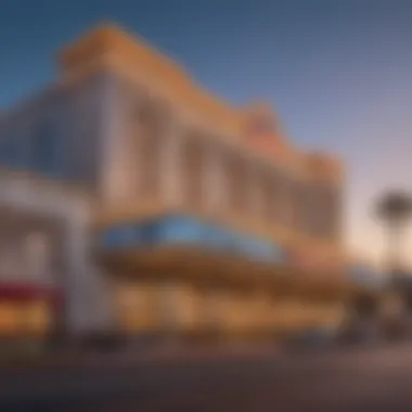 Exterior of the Hollywood Casino with signage