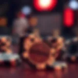 Intricate Designs of Jacks Poker Chips A close-up view of Jacks poker chips showcasing their intricate designs