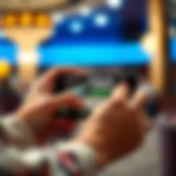 User engaging with the Kentucky Lottery Scratch-off App on a smartphone
