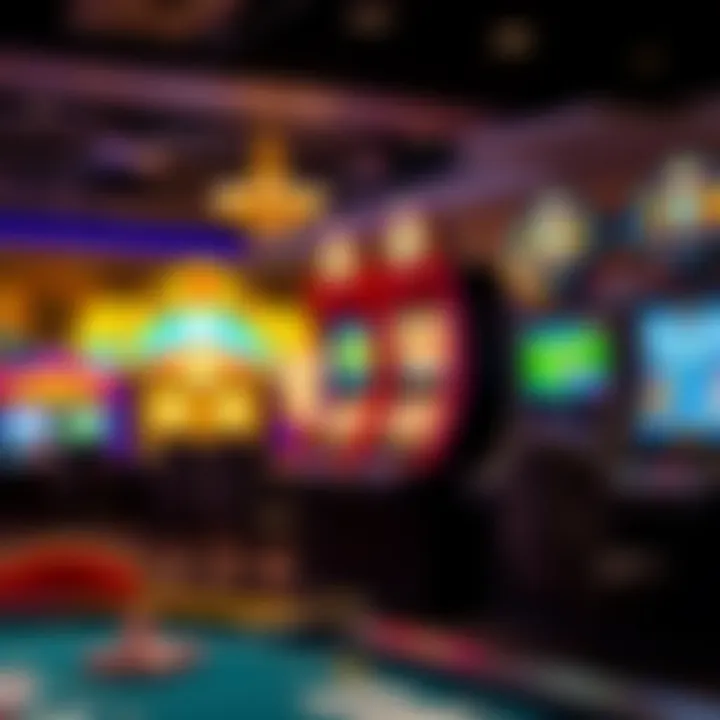 A close-up of unique gaming offerings available at the casino