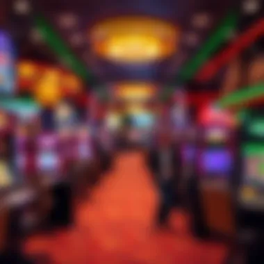 Vibrant gaming floor filled with excitement